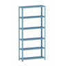 Estante Montável de Aço com 06 Prateleiras com Reforço Pandin 1,75 X 0,30 M Azul Dali - 1