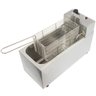 Fritadeira Elétrica Industrial com Óleo 3 Litros 1 Cuba com Tampa Inox Batata Pastel Toppen Fritas F - 2