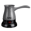 Ver imagem 5 de Cafeteira Eletrica Maquina de Cafe Expresso Europeu Turco 600w Aquecedor Agua Bivolt Preto