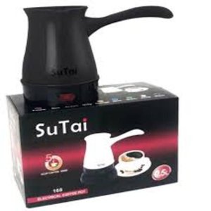 Cafeteira Eletrica Maquina de Cafe Expresso Europeu Turco 600w Aquecedor Agua Bivolt Preto