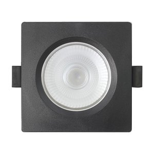 Spot Slim Embutir Led Quadrado 112mm Bivolt 8w 6500k Preto Blumenau