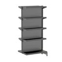 Ver imagem 1 de Gondola Centro 170 Amapa Flex Continuação Preto 10 Bandejas - Amapá