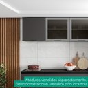 Ver imagem 5 de Armario Aereo 58 cm 1 Porta Etna Grafite Poliman