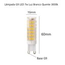 Ver imagem 2 de Kit Lâmpada Led G9 7w Luz Quente Amarelada 3000k Bivolt