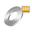 Ver imagem 1 de Arruela Lisa Inox 304 Polido C/ 100un 1/2" Ciser Unico