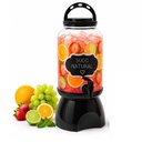 Ver imagem 1 de Suqueira com Suporte 3,6L Black Lousa Giz Dispenser de Bebidas 3600ml Limpeza Amaciante Multiuso Pot