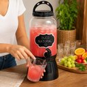 Ver imagem 4 de Suqueira com Suporte 3,6L Black Lousa Giz Dispenser de Bebidas 3600ml Limpeza Amaciante Multiuso Pot