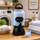 Ver imagem 2 de Suqueira com Suporte 3,6L Black Lousa Giz Dispenser de Bebidas 3600ml Limpeza Amaciante Multiuso Pot