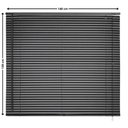 Ver imagem 5 de Cortina Persiana Horizontal Pvc Atlas 140x130cm Preta