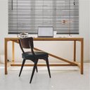 Ver imagem 7 de Cortina Persiana Horizontal Pvc Atlas 140x130cm Preta