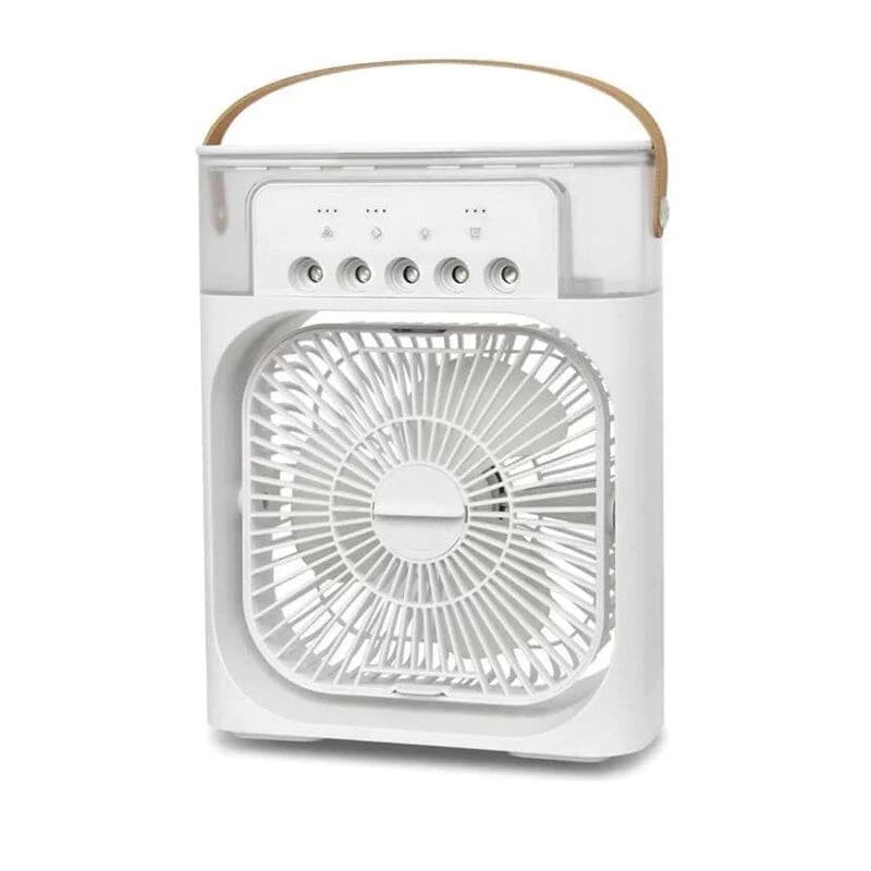 Mini Ventilador de Ar Climatizador Umidificador Refrigerador Circulador Água Portátil Cooling Fan