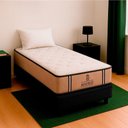Ver imagem 1 de Cama Box Baú Solteiro e Colchão Madrid Molas V-store Cor:preto