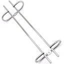 Ver imagem 5 de 10 Suportes Taças Cromado Decoração Adega Bar Vinho 25cm