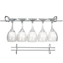 Ver imagem 2 de 10 Suportes Taças Cromado Decoração Adega Bar Vinho 25cm