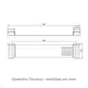 Ver imagem 3 de Prateleira com Base Metálica Polo Gold 2031.gl33 Dourada Deca