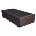Ver imagem 5 de Cama Box Baú Solteiro Suede 78x188cm - Genki Kenko Colchões:tabaco