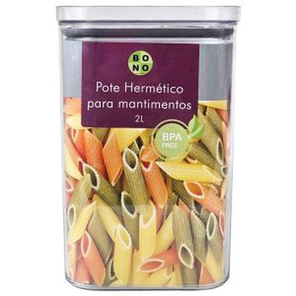 Pote Hermético para Mantimentos 2l Ultra Resistente - Bono - 2