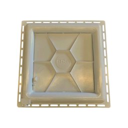 Tampa Casa de Máquina Piscina Lisa Simples Grelha 80x80cm B1 G.D.A. INDUSTRIA E DISTRIBUIDORA DE FUN - 3