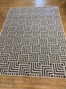 Ver imagem 3 de Tapete Sala Moderno Geometrico Tabuleiro 100X150 Cm Cinza 51