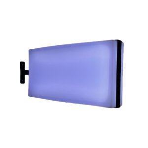 Luminoso Dupla Face com Suporte Parede 60cm Bgplasticos Bgp2f Branco Frio