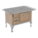 Ver imagem 1 de Fogão a Lenha N2 Saída Direita Bege Petrycoski 01807003