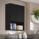 Ver imagem 6 de Armário Lavanderia Com 2 Portas Multimóveis Ibiza Preto