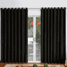 Cortina Tecido Blackout - Imperial - 2,70m X 1,80m - Preto - P/ Varão - Charm Decor - 1