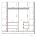 Ver imagem 6 de Guarda Roupa Casal Deville Albatroz 6 Portas Modelo Ripado:cinamomo/off White