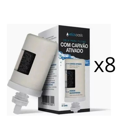 Kit 08 Un Vela Original Oasis Carvão Ativado Dupla Ação - 2
