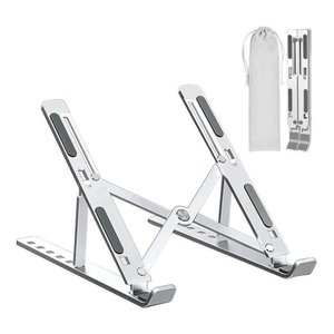 Suporte Notebook Laptop Alumínio Ajustável 6 Ângulos