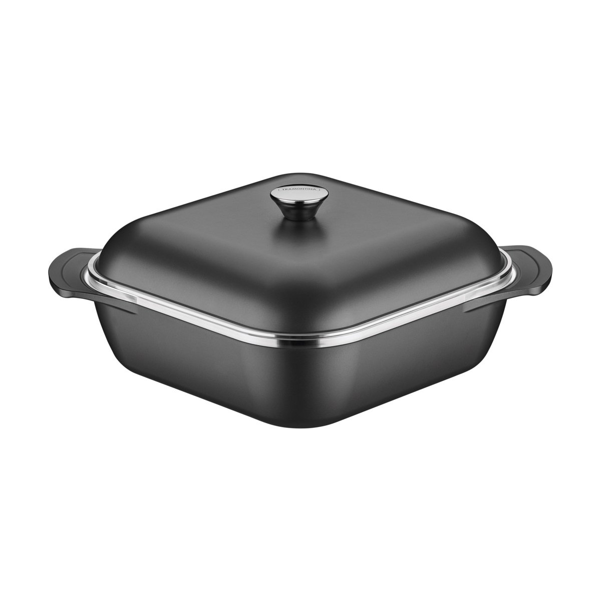 Caçarola Quadrada Lyon 28cm Preta - 1