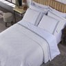 Colcha King 3 Peças Algodão Percal 160 Fios Cobre Leito Piazza:branco - 1
