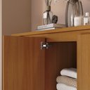 Ver imagem 4 de Cômoda Sapateira Grande 4 Gavetas 2 Portas 119x130 cm Riviera Nature 100% MDF Casamia