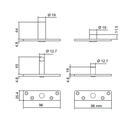 Ver imagem 2 de Dobradiça Imab - Pivotante 0284 Lat. Ca.