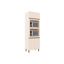 Ver imagem 1 de Módulo Cozinha Henn Connect Paneleiro C- 3 Portas (2 Fornos) 71.5cm Off White