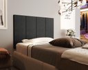 Ver imagem 2 de Cabeceira Cama Solteiro 0,90 Million Preto