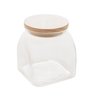 Pote de Vidro Com Tampa de Madeira 720ml Lyor - 2