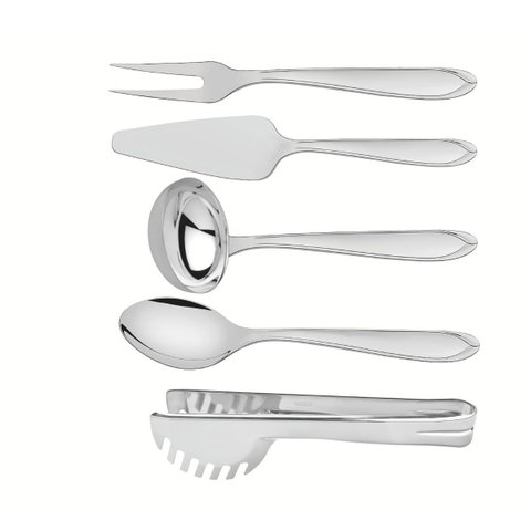 Jogo de Utensílios Tramontina Utility em Aço Inox 5 Peças