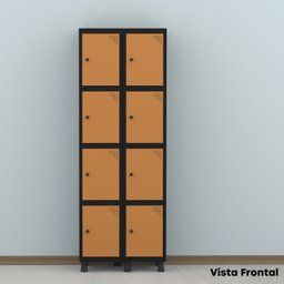 Armário Locker Roupeiro 8 Portas Aço Grp 502/8 - 14