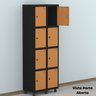 Armário Locker Roupeiro 8 Portas Aço Grp 502/8 - 17