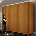 Ver imagem 5 de Guarda Roupa Casal Ripado 6 Portas 6 Gavetas 100% MDF Evo