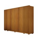 Ver imagem 3 de Guarda Roupa Casal Ripado 6 Portas 6 Gavetas 100% MDF Evo