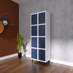 Armário Locker Guarda-roupa 8 Portas Aço Grp 502/8 - 4