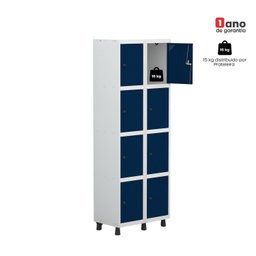 Armário Locker Guarda-roupa 8 Portas Aço Grp 502/8 - 14