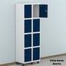Armário Locker Guarda-roupa 8 Portas Aço Grp 502/8 - 18
