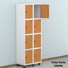Armário Locker Guarda-roupa 8 Portas Aço Grp 502/8 - 18