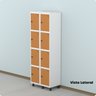 Armário Locker Guarda-roupa 8 Portas Aço Grp 502/8 - 16
