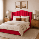 Ver imagem 4 de Cabeceira Cama Box Casal Queen 160cm Zoe Estofada Suede Moderna