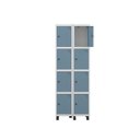 Ver imagem 3 de Armário Locker Guarda-roupa 8 Portas Aço Grp 502/8