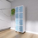 Ver imagem 4 de Armário Locker Guarda-roupa 8 Portas Aço Grp 502/8